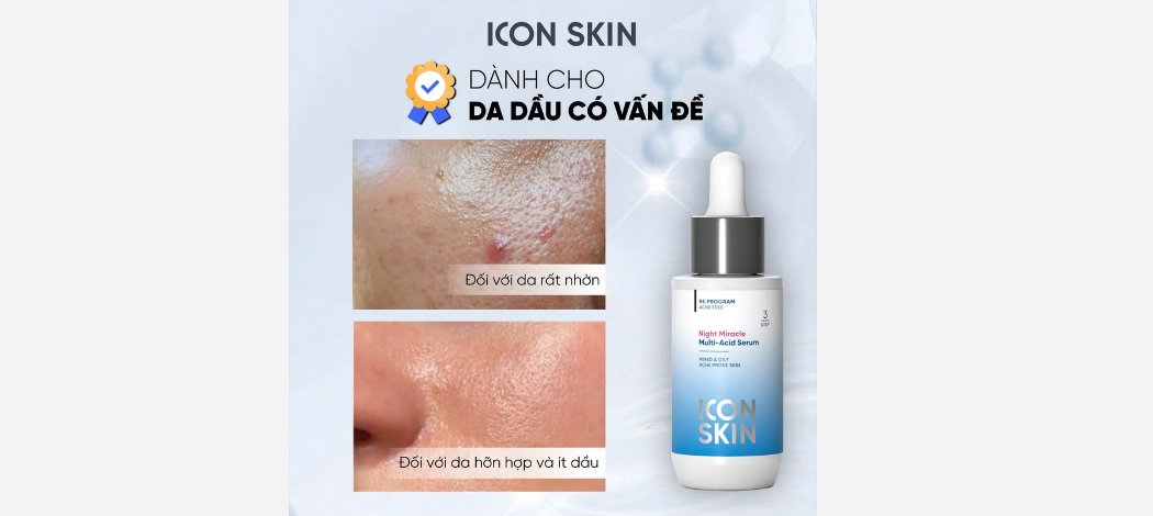ICON SKIN – Giải pháp chăm sóc da dầu, da mụn hiệu quả
