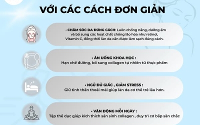BÍ QUYẾT CHỐNG LÃO HÓA VỚI NHỮNG CÁCH ĐƠN GIẢN